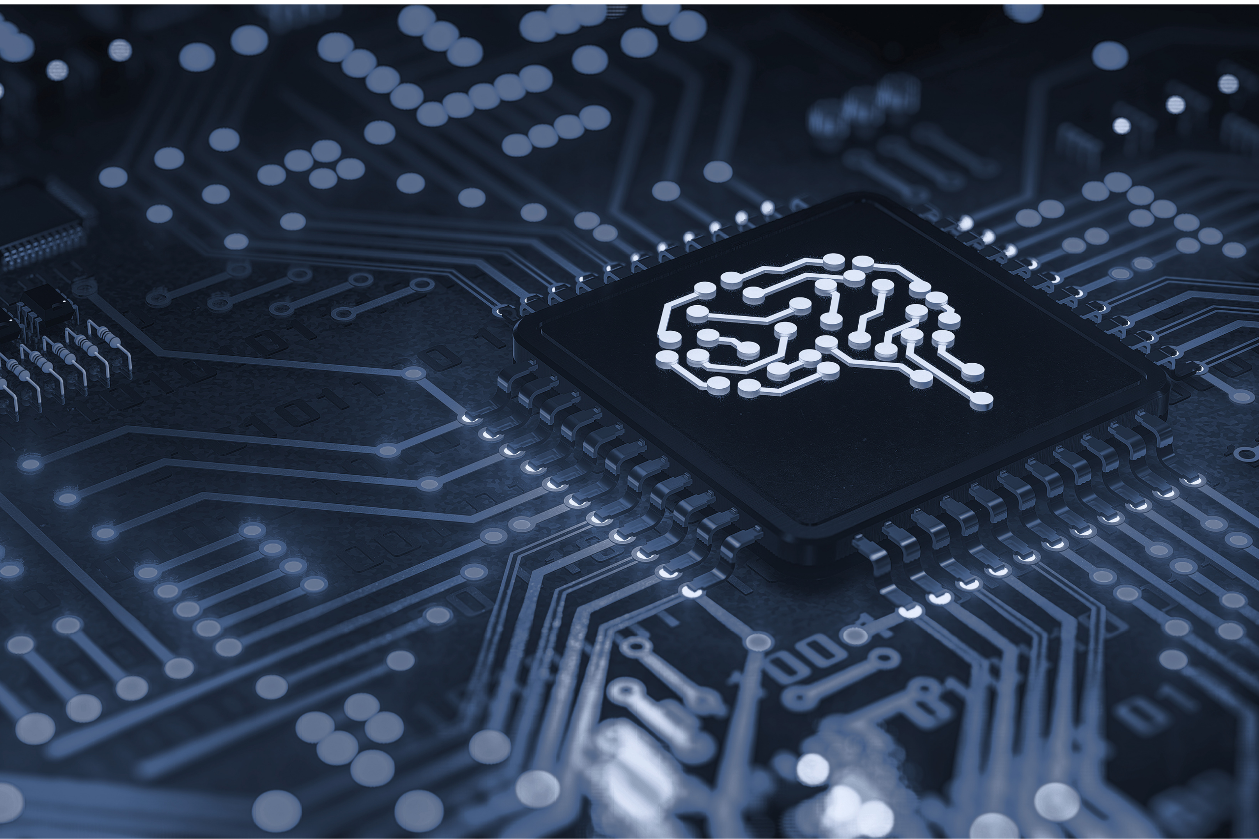 AI symbolism and electronic equipment